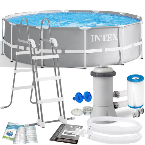 Basen stelażowy 366 x 99 cm INTEX Kompletny Zestaw 10 w 1 26716